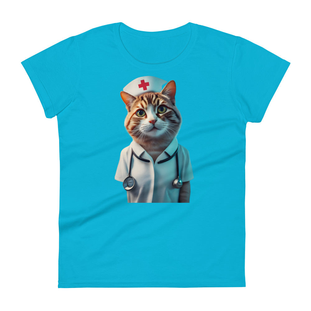 Cats Are Nurses Tee (Women's Fitted)