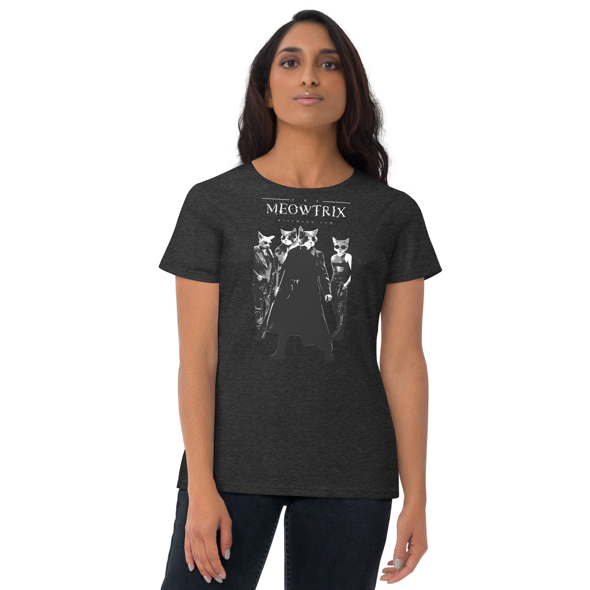 Meowtrix Tee (Women's Fitted)